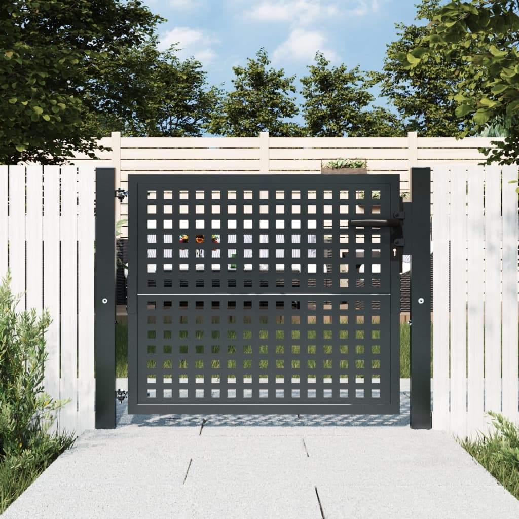 IJzeren tuinpoort tuinhek poort draaihek zwart GRATIS BEZORG, Tuin en Terras, Tuinpoorten, Verzenden, Nieuw, Nvt, Looppoort