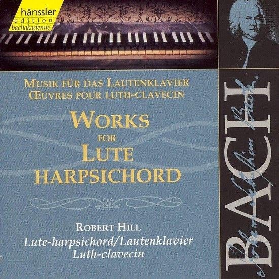 bach works for lute harpsichord, Verzenden, Barok, Zo goed als nieuw, Overige typen