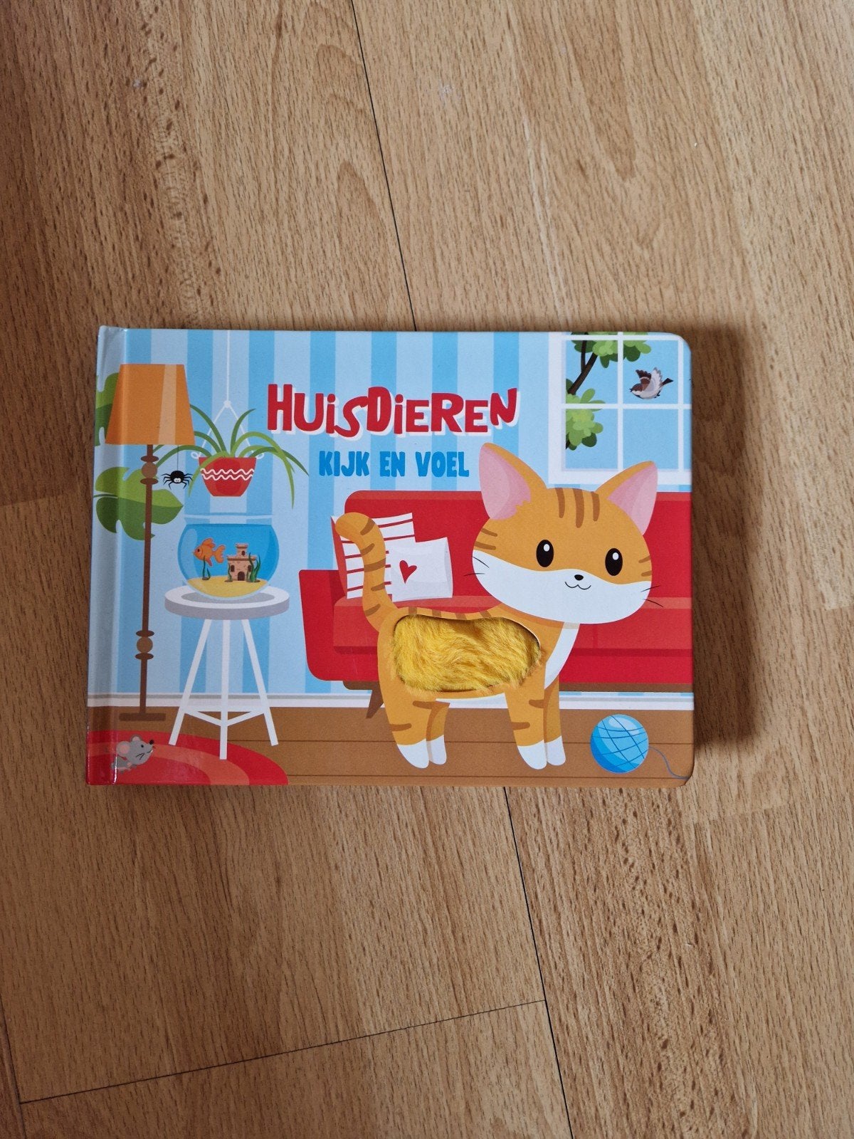 Kijk- en voelboekje 'Huisdieren', Ophalen of Verzenden, Zo goed als nieuw