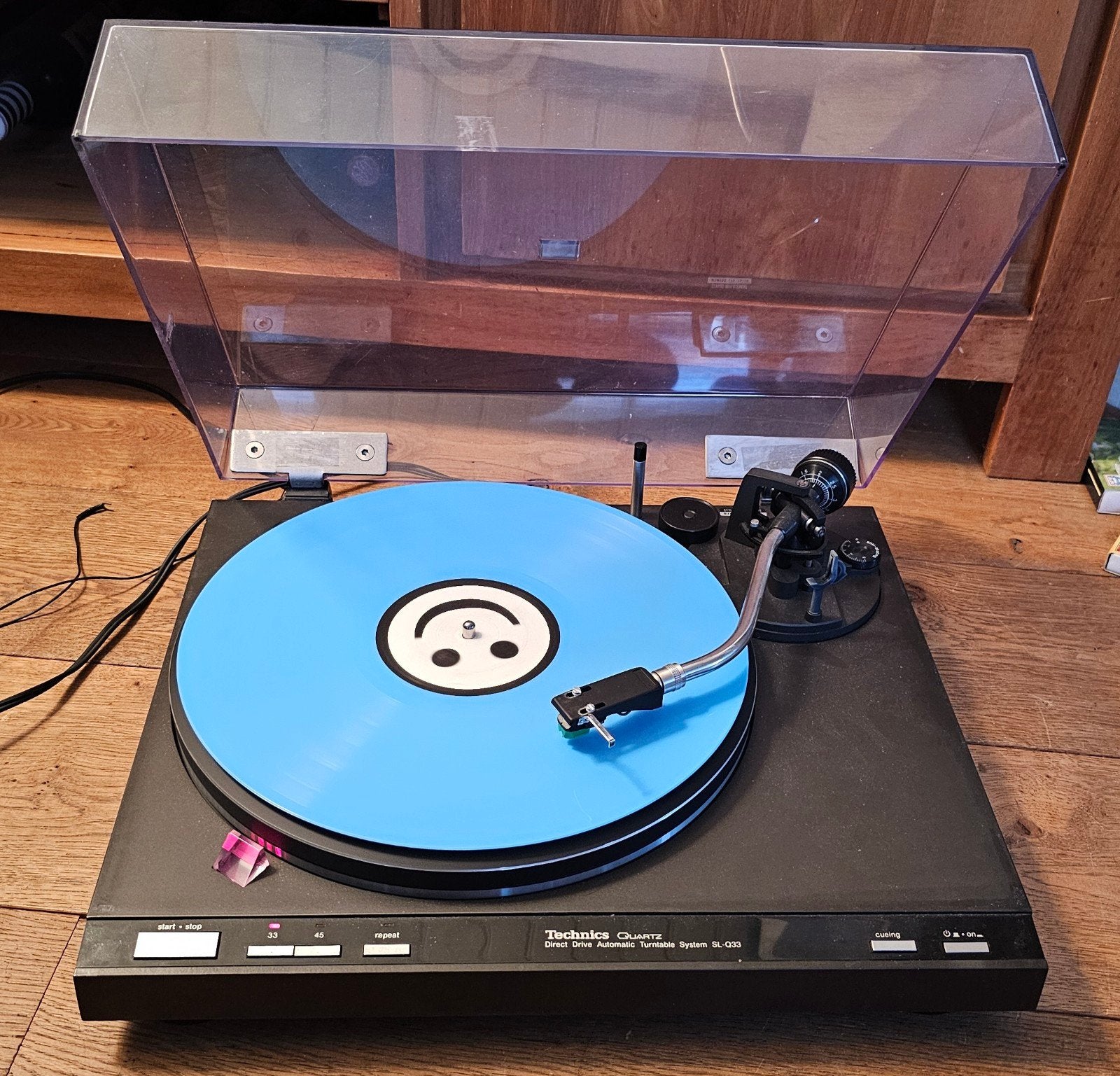 Technics SL Q33 Quartz Direct Drive, remote optie, serviced, TECHNICS, Automatisch, Refurbished, Ophalen of Verzenden