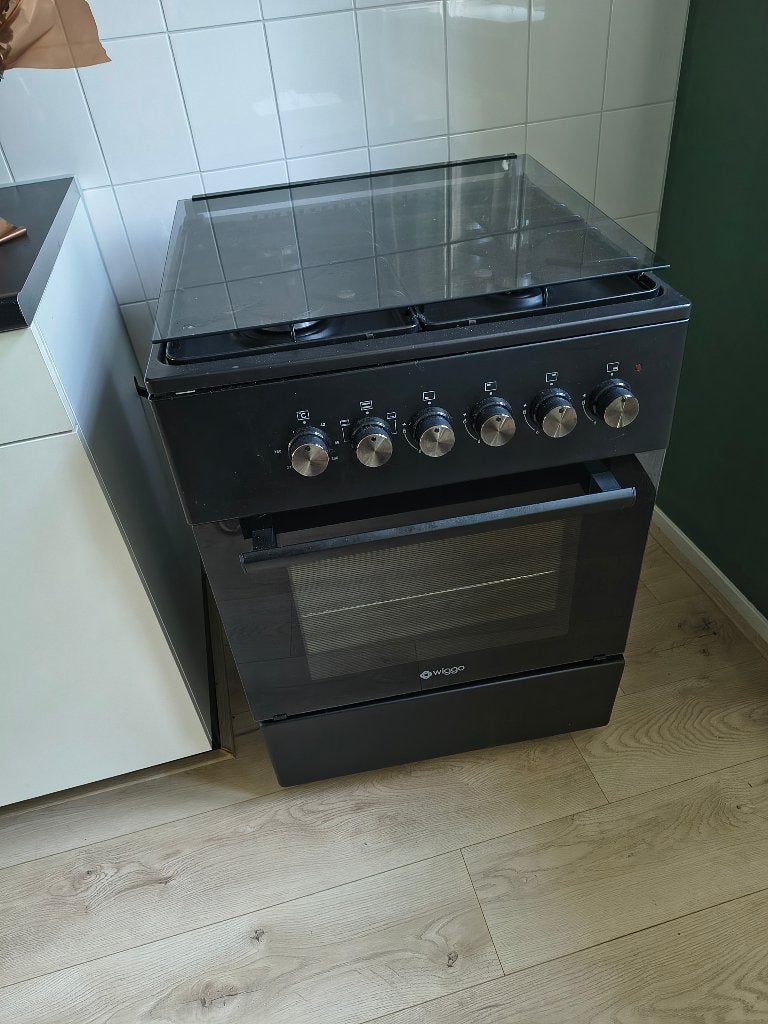 Oven met gasfornuis, Witgoed en Apparatuur, Ophalen, Gebruikt, 60 cm of meer, 4 kookzones