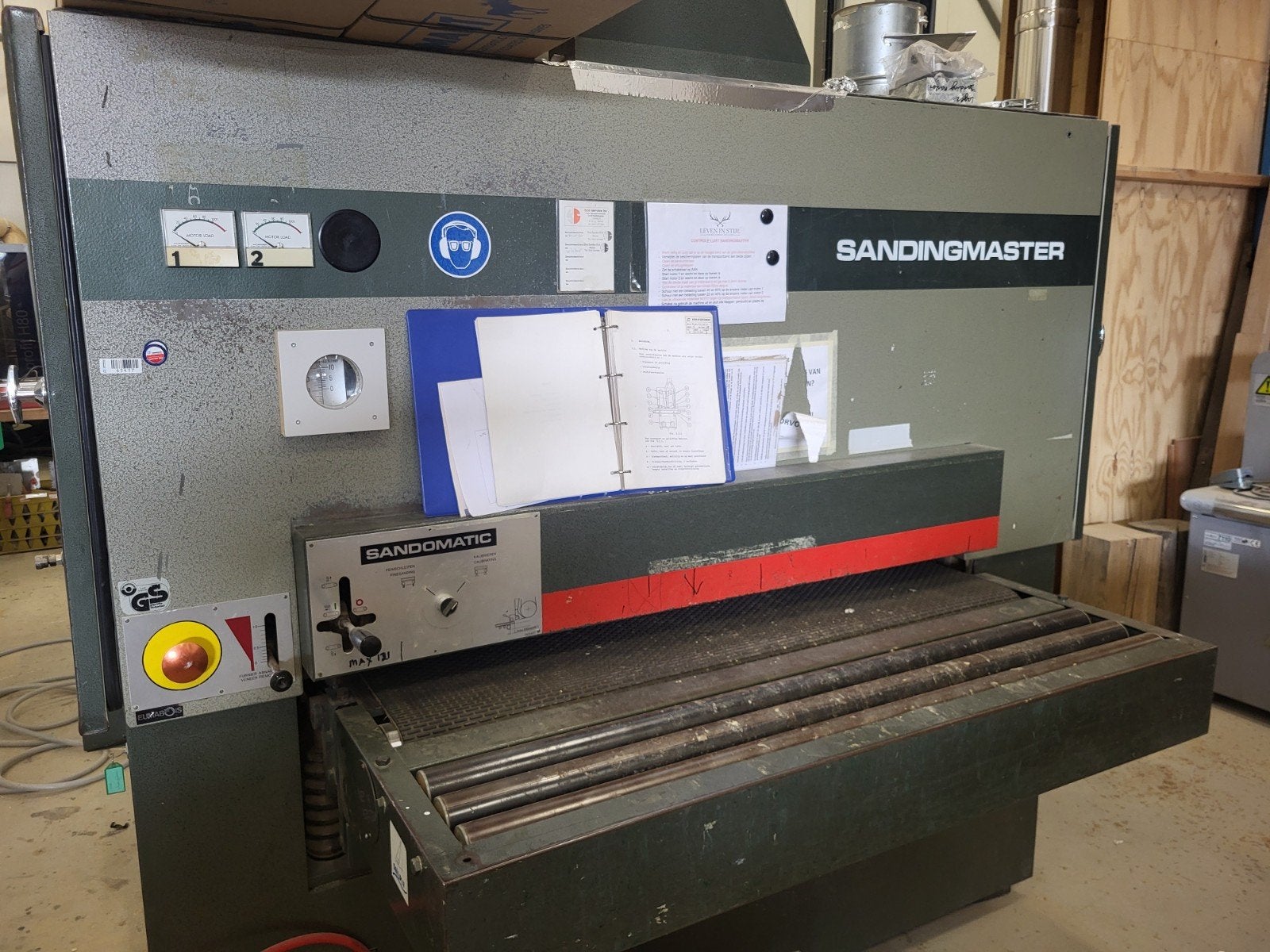 Foto 3 van breedbandschuurmachine 1300mm incl. 26 banden