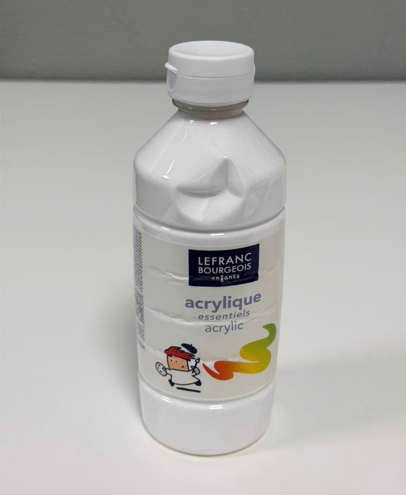 Lefranc Bourgeois witte Acrylverf Wit 500ml voor Kinderen, Nieuw, Ophalen of Verzenden, H, Acrylverf