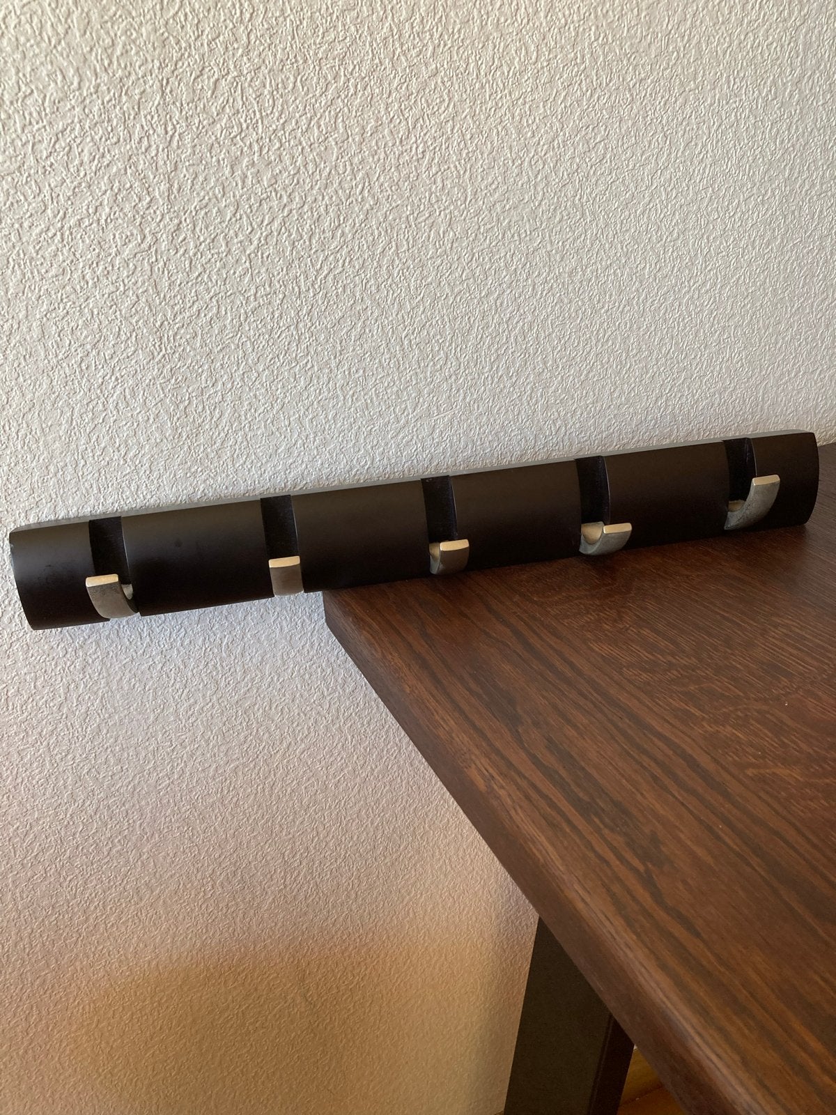 Umbra Flip 5 Design Kapstok met Inklapbare Haken, Ophalen of Verzenden, Gebruikt, Hout, Wandkapstok