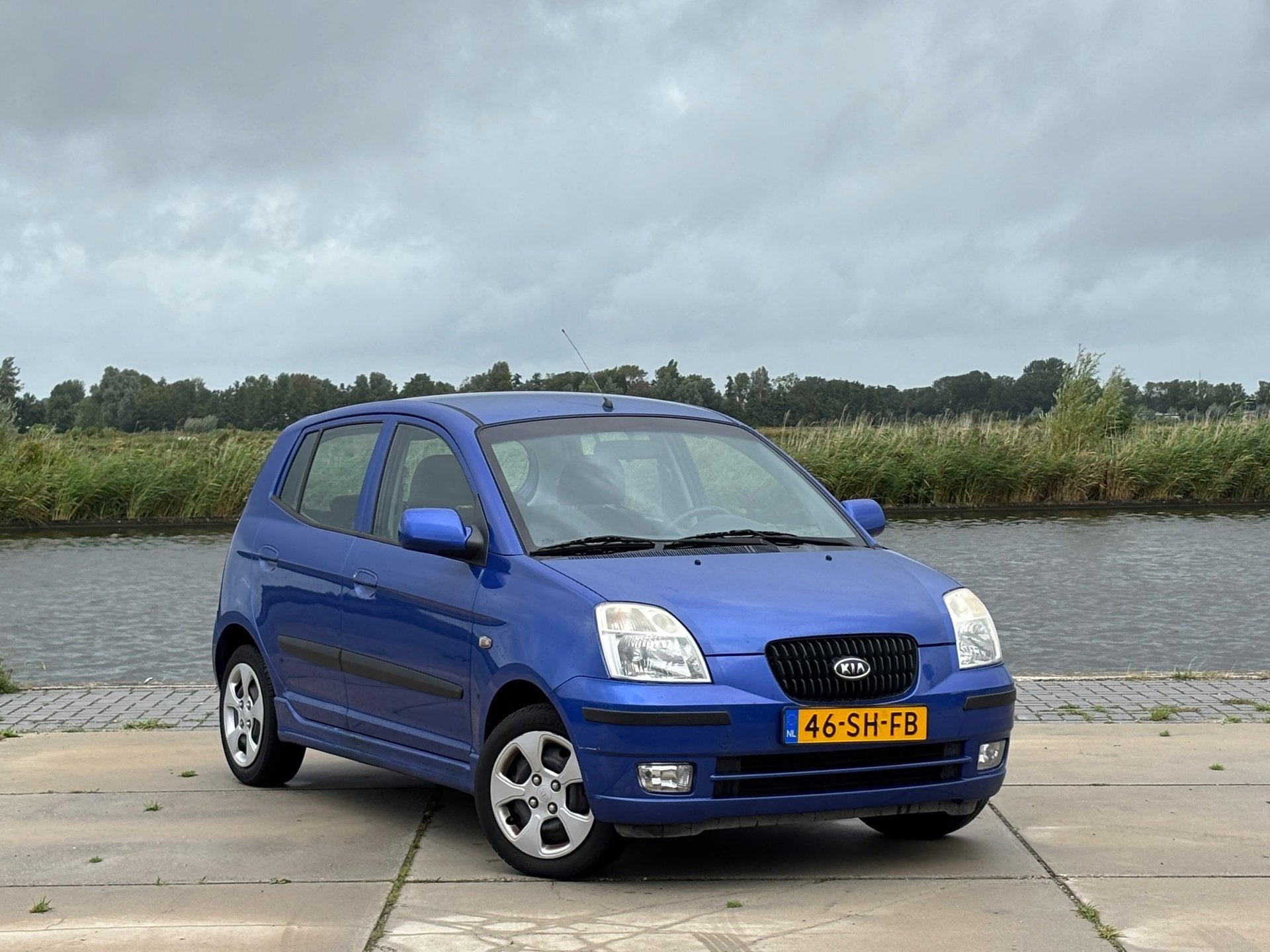 Kia Picanto 1.0 X-treme - Cobalt Blue - Superrrrrnetjes - 15, Voorwielaandrijving, Stof, 4 cilinders, 61 pk