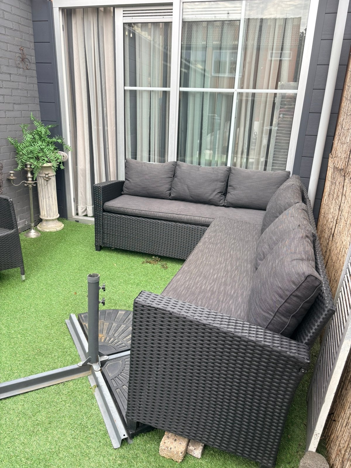 Lounge set, Ophalen, Kunststof, Gebruikt, 6 zitplaatsen