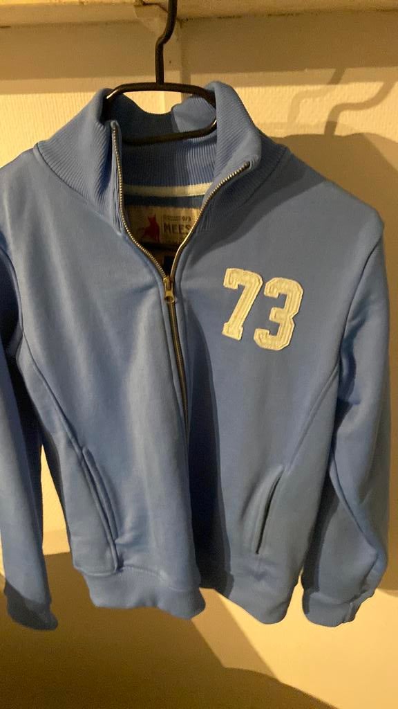 Mees vest maat 164 blauw voor jongen, Ophalen of Verzenden, Zo goed als nieuw, Jongen, Trui of Vest