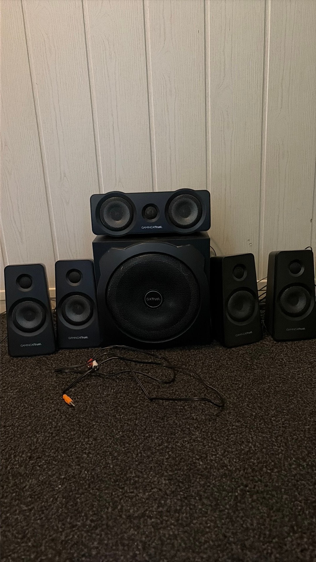 Gx trust suround set, Audio, Tv en Foto, Luidsprekers, Gebruikt, Subwoofer, 60 tot 120 watt, AUX-ingang
