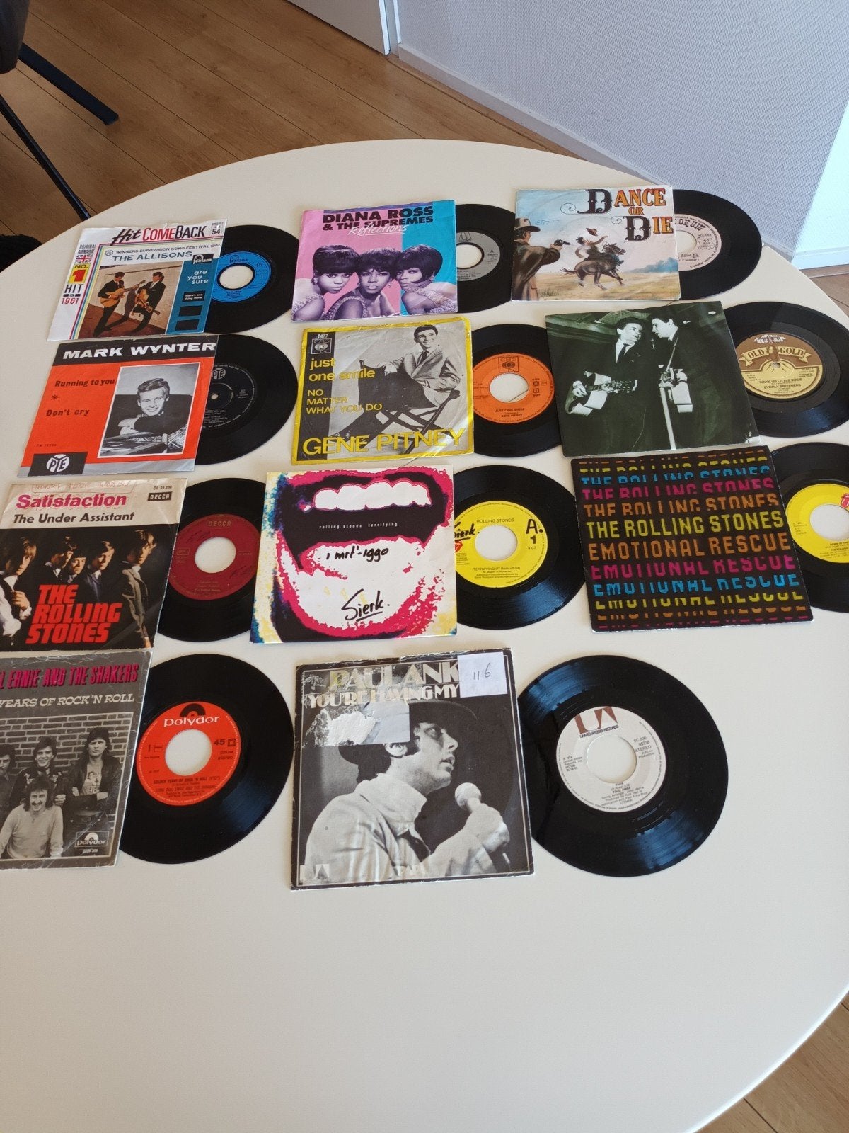 Jukebox singels  jaren 60 11 keer, Ophalen of Verzenden, Gebruikt, Overige formaten