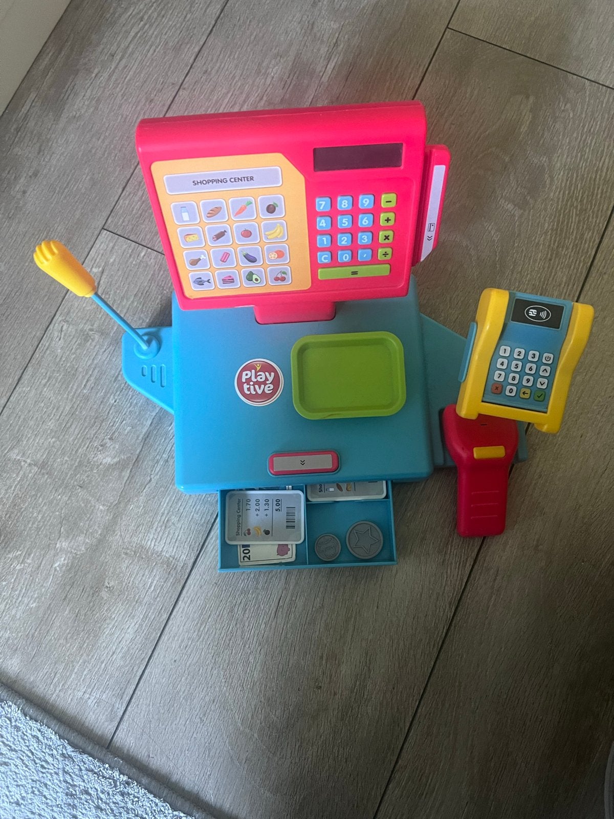 Leuke speelgoed kassa met pinautomaat voor kinderen, Ophalen, Zo goed als nieuw, Jongen of Meisje