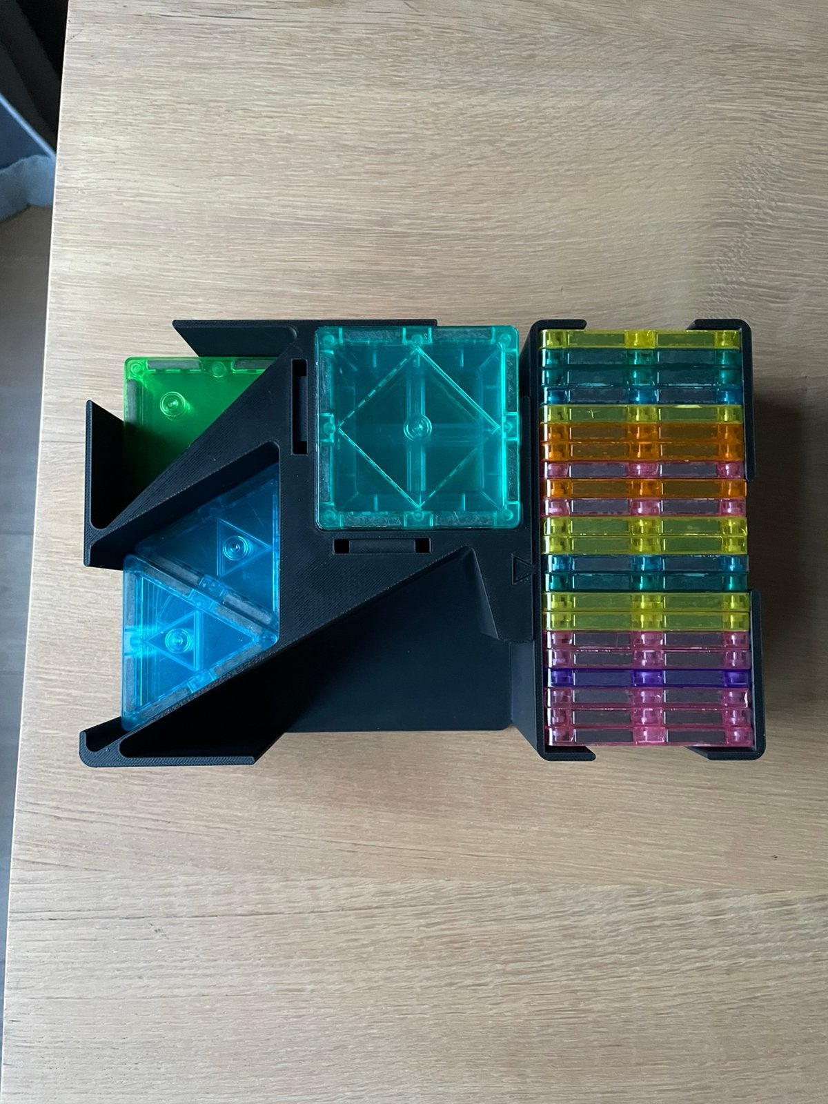 Magnetic tiles speelgoed houder magneet speelgoed houder, Zwart, Gebruikt, Overige thema's, Overige typen