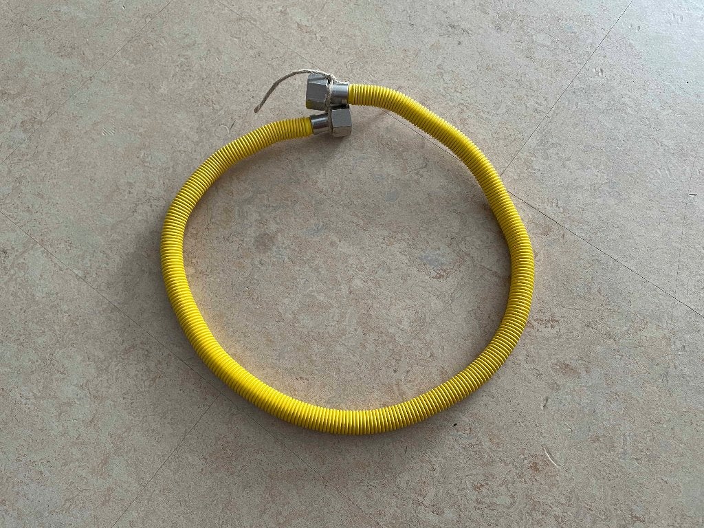 RVS Gasslang 100 cm Raminex, Ophalen, Zo goed als nieuw