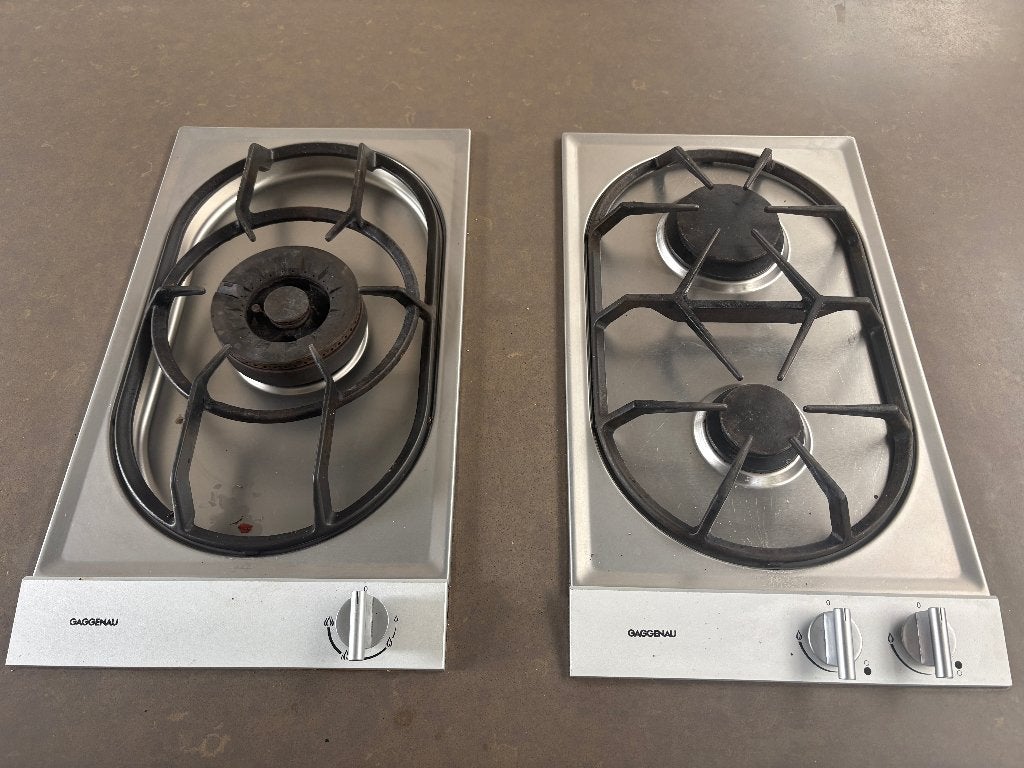 Gaggenau VG 231 en VG 232 NL Gas kookplaten, Witgoed en Apparatuur, Kookplaten, Gebruikt, 3 kookzones of minder, Ophalen of Verzenden