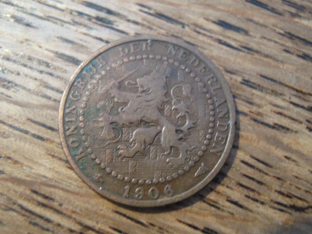 Bronzen Cent 1906 van koningin Wilhelmina #462, Ophalen of Verzenden, Koningin Wilhelmina, 1 cent, Losse munt