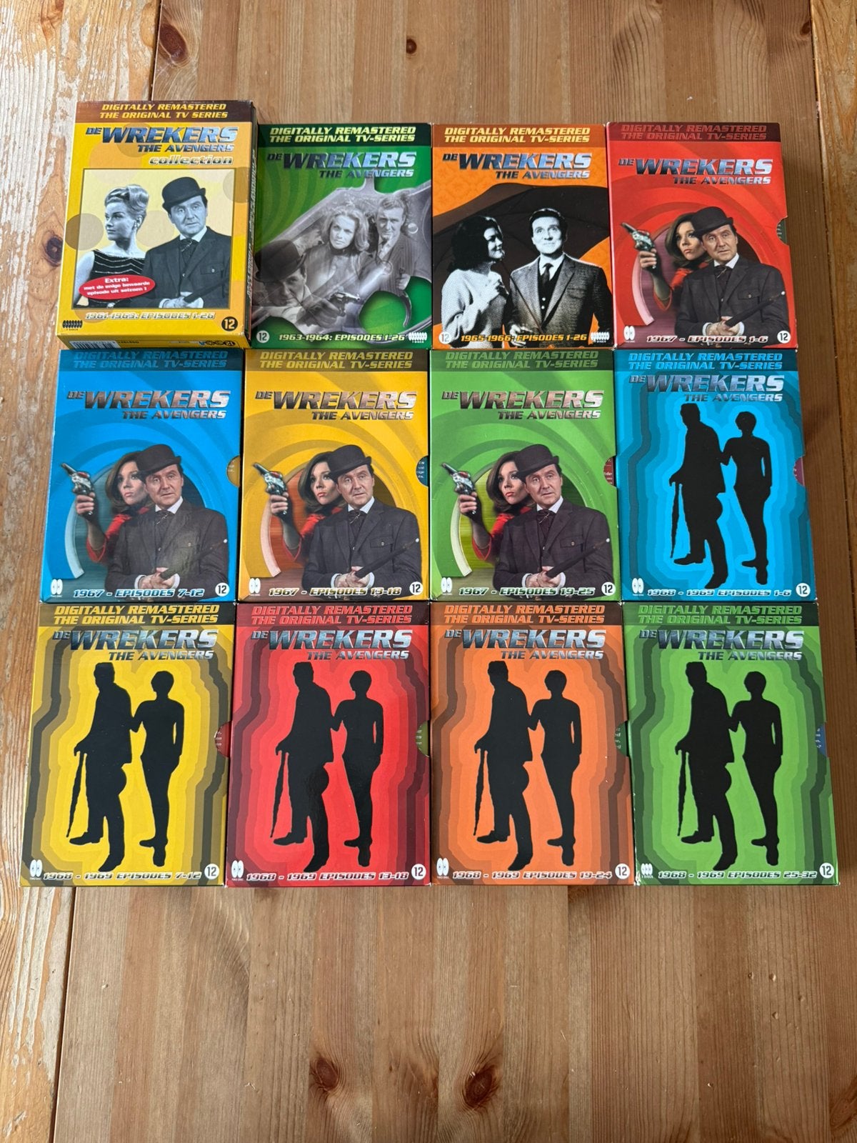 De Wrekers The Avengers complete serie op DVD NL versie ZGAN, Verzenden, Zo goed als nieuw