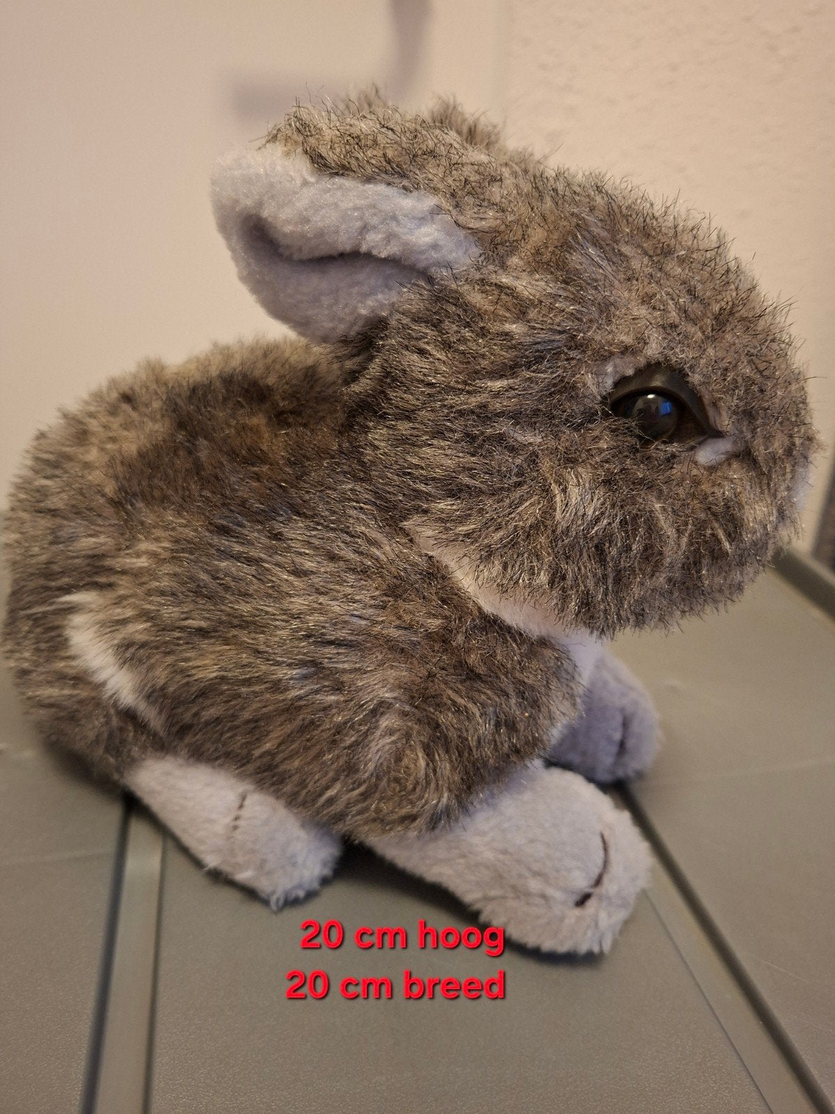 knuffel konijn, Kinderen en Baby's, Ophalen of Verzenden, Zo goed als nieuw, Konijn