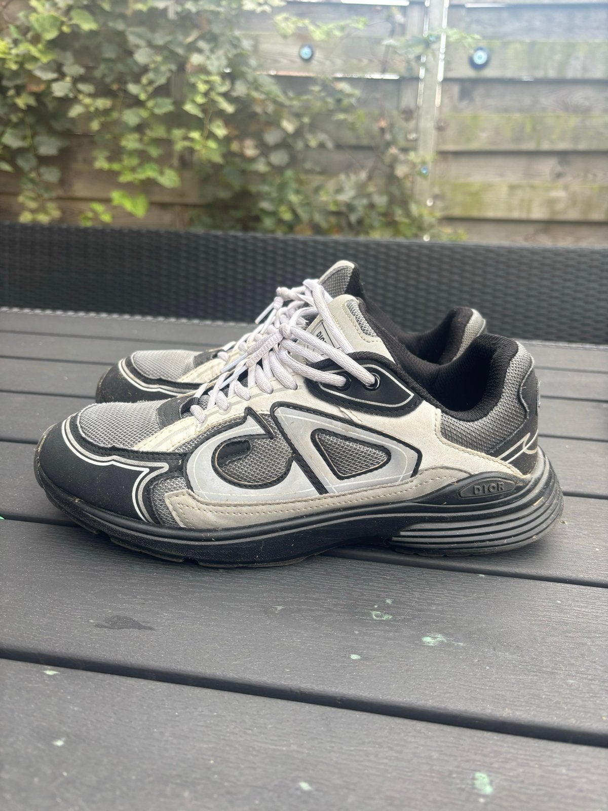 Dior B30 Sneakers - Zwart/Grijs - Maat 41, Ophalen of Verzenden, Gedragen, Zwart, Sneakers of Gympen