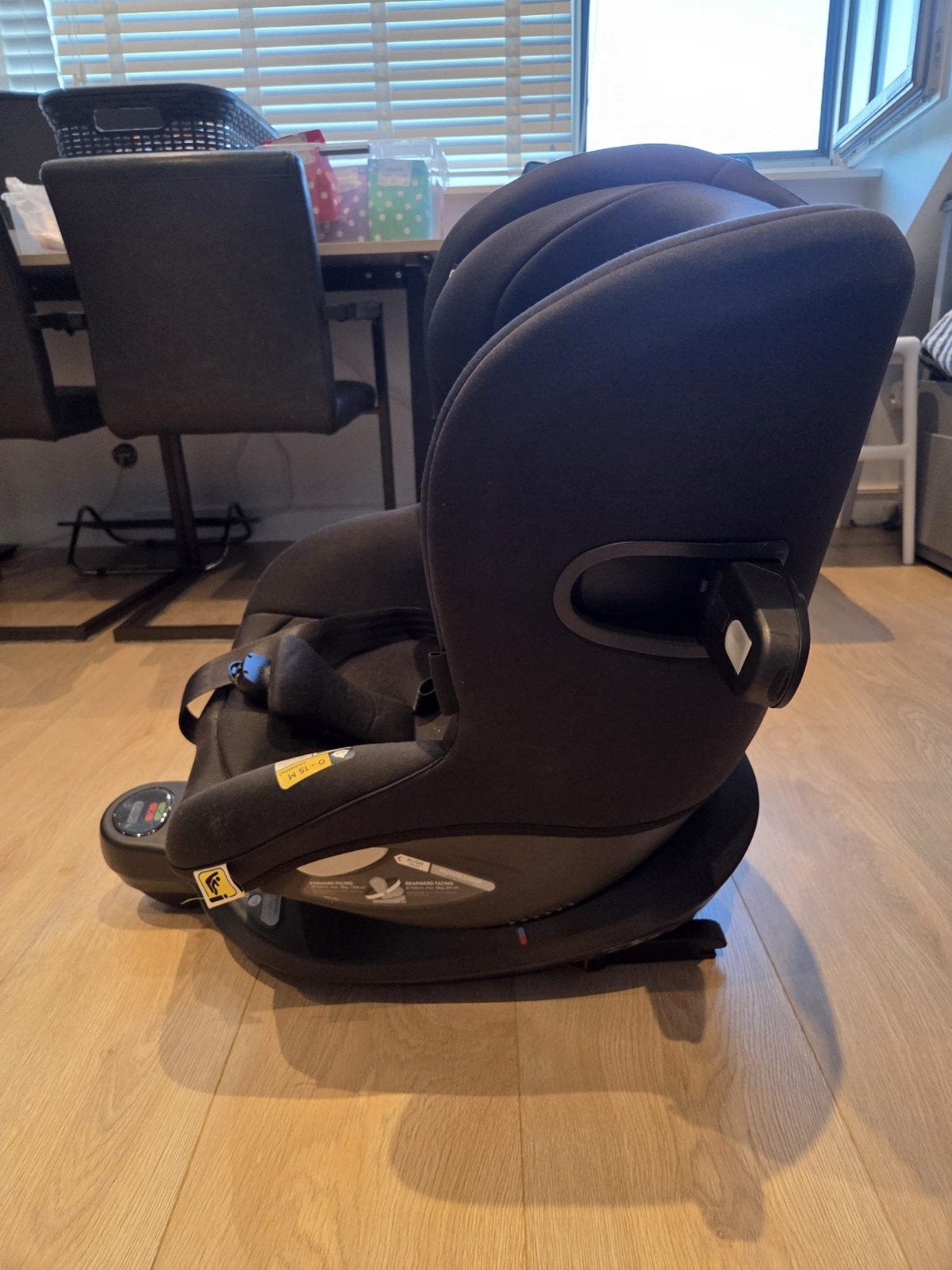 Joie i-Spin 360 E Autostoel - Zwart, Kinderen en Baby's, Verstelbare rugleuning, 0 t/m 18 kg, Zo goed als nieuw, Isofix