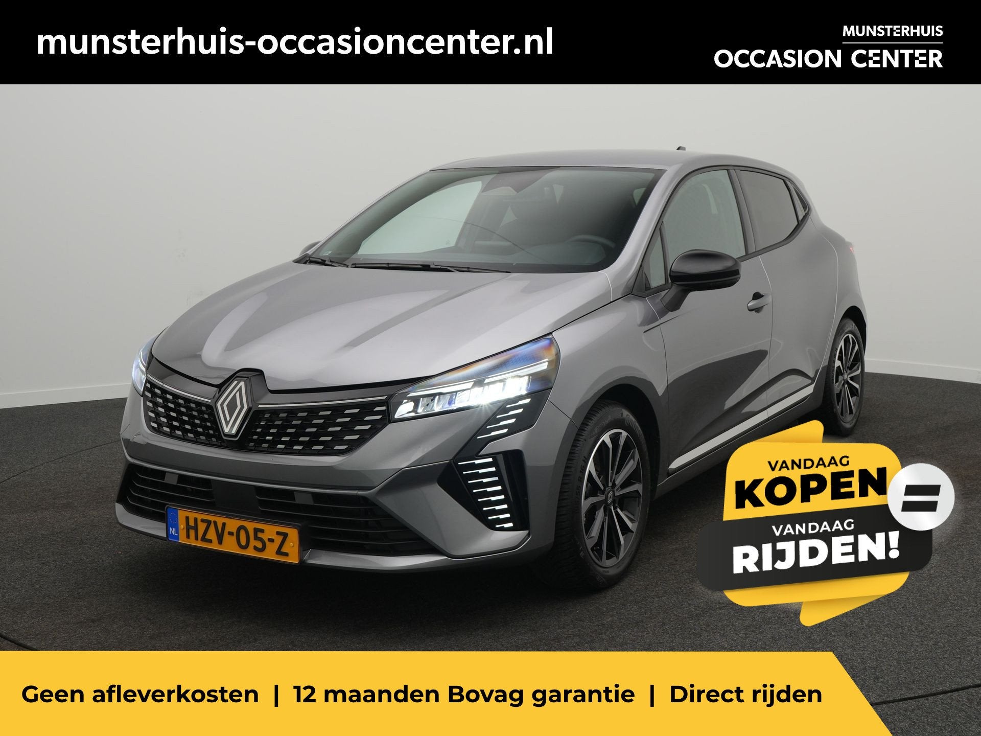 Renault Clio 1.6 E-Tech Full Hybrid 145 Techno - Occasion Le, Auto's, 12 maanden, Gebruikt, Euro 6, 4 cilinders