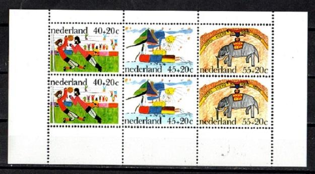 Nederland nr. 1107 Blok Kinderzegels 1976 postfris, Verzenden, Na 1940, Postfris