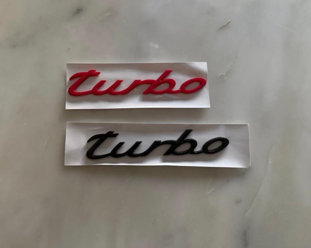 Turbo auto logo stıcker, Auto diversen, Autostickers, Ophalen of Verzenden