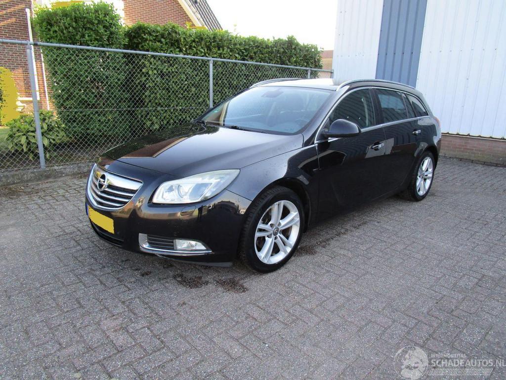 Opel Insignia 1.6 T Navi Clima 6-Bak (bj 2009), Auto diversen, Schadeauto's, Overige carrosserieën, Zwart, Benzine, Opel