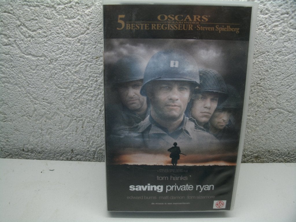 vhs 82b saving private ryan, Cd's en Dvd's, Vanaf 16 jaar, Ophalen of Verzenden, Zo goed als nieuw, Actie en Avontuur
