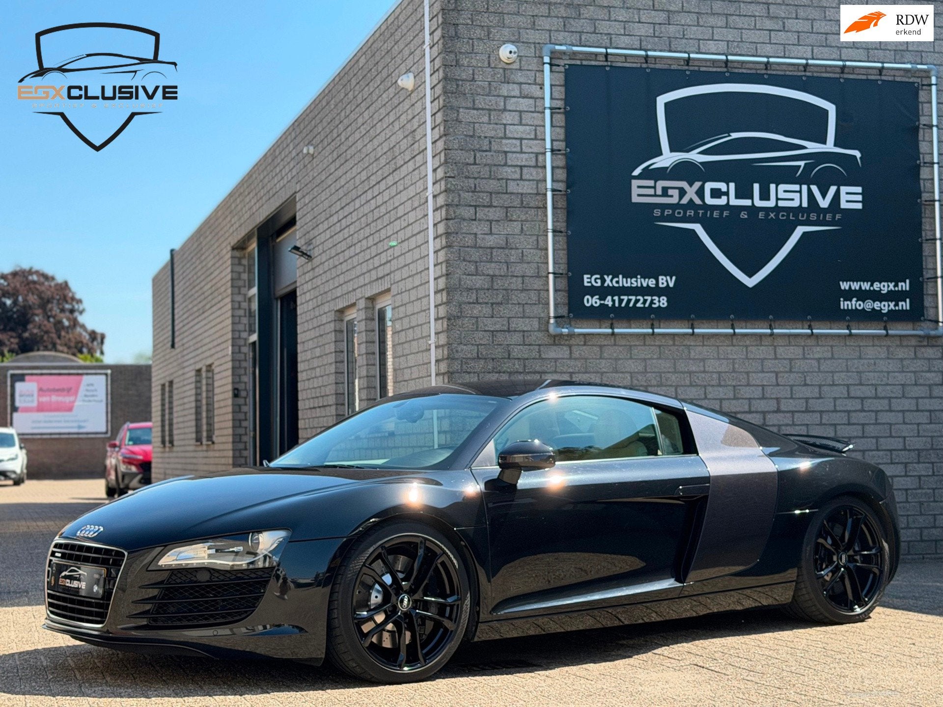 Audi R8 4.2 V8 FSI DEALER ONDERHOUDEN|PDC|CRUISECONTROL|STOE, Auto's, Audi, Automaat, Gebruikt, Automatische klimaatregeling, Zwart