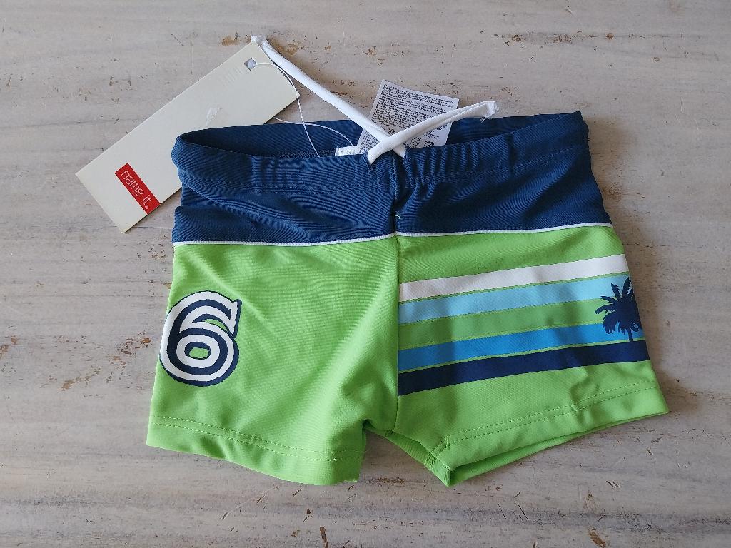 Name It zwembroekje short groen tinten maat 68 NIEUW, Kinderen en Baby's, Babykleding | Baby-zwemkleding, Nieuw, Ophalen of Verzenden