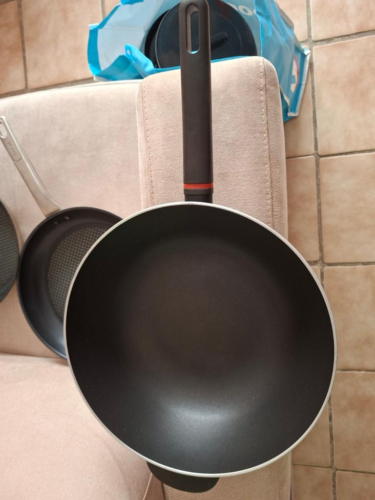 Wokpan voor op het gas, Huis en Inrichting, Keuken | Potten en Pannen, Ophalen of Verzenden, Wok