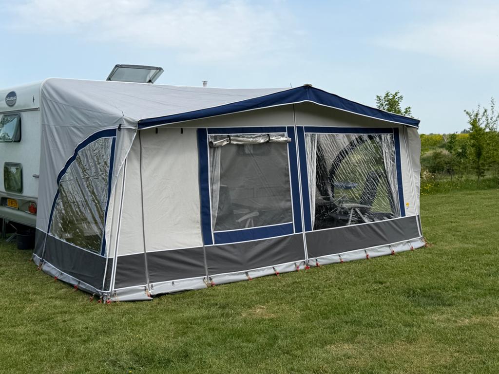 Zo goed als nieuwe Van der Horn voortent voor caravan, Ophalen, Zo goed als nieuw, Ten Cate All Season 240g/m2, Overige merken