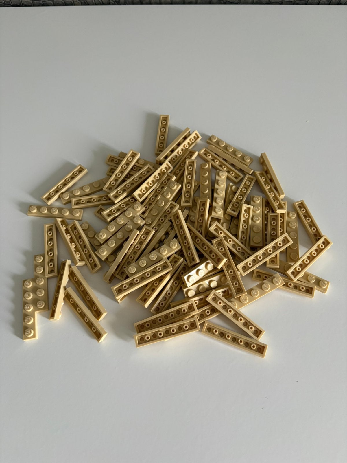 Lego plaat 1x5 Tan - 85 stuks - Nieuw, Overige thema's, Lego, Nieuw, Ophalen of Verzenden