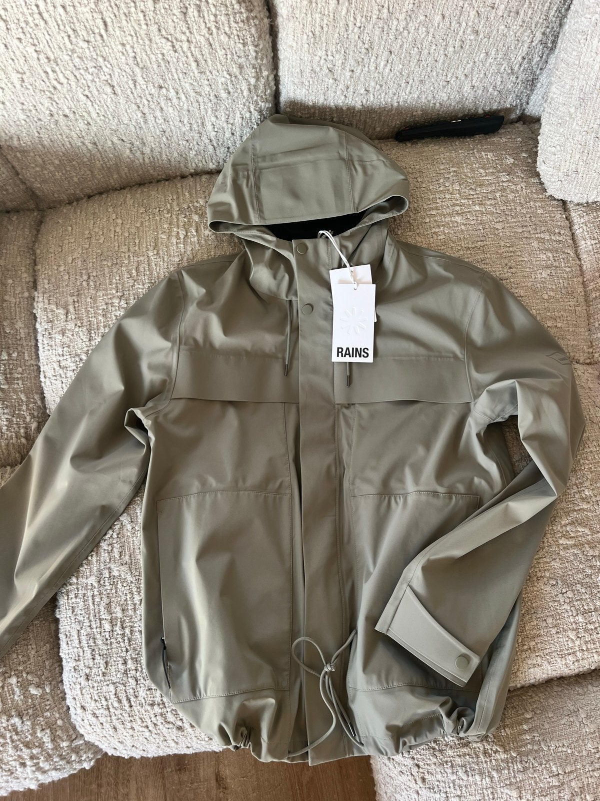 Nieuwe Rains Hardshell Cargo Jacket - Maat S, Ophalen of Verzenden, Nieuw, Maat 36 (S), Groen