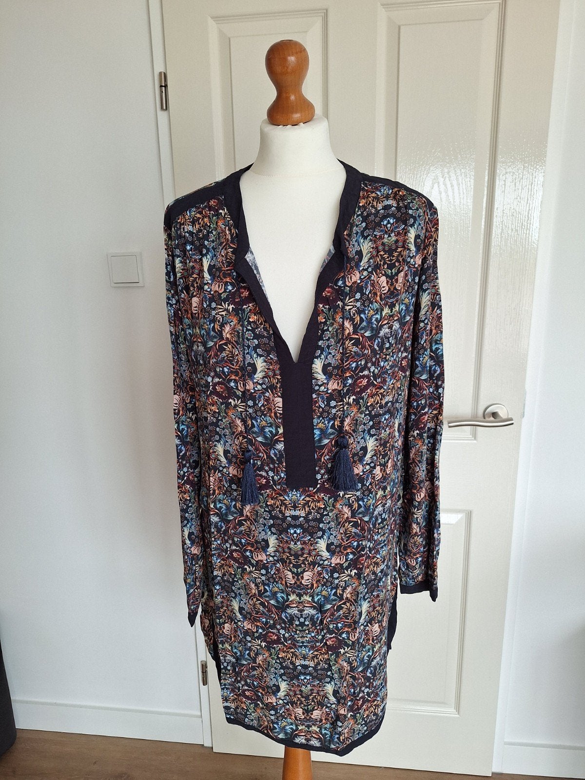 Leuk fleurig tuniek van Summum. Maat 46, Kleding | Dames, Summum Woman, Blauw, Maat 46/48 (XL) of groter, Ophalen of Verzenden