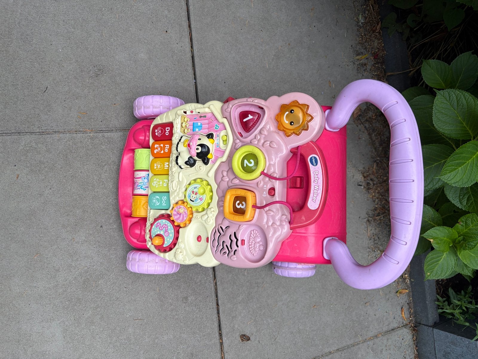 VTech Baby Walker - Roze loopwagen met activiteitenpaneel, Ophalen, Gebruikt, Overige typen, Met licht