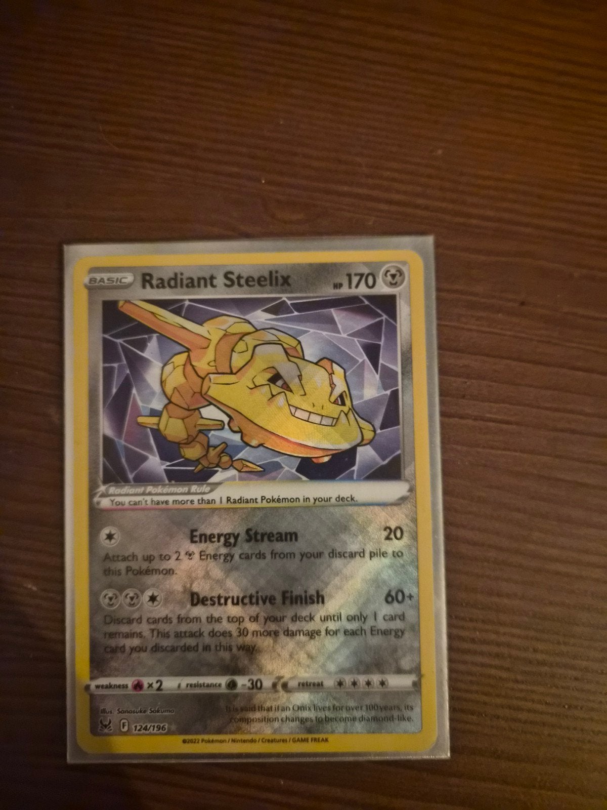 Pokémon kaarten: Radiant Steelix, Origin Forme Dialgehahhhhh, Ophalen, Zo goed als nieuw, Meerdere kaarten