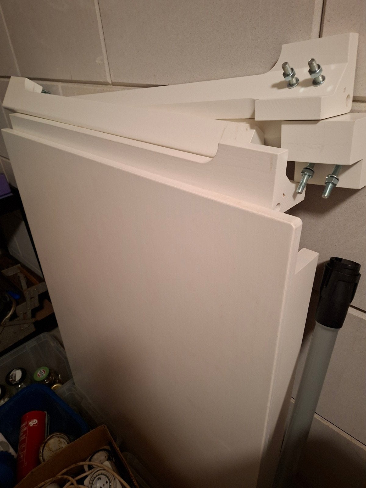 Witte uitschuifbare Ikea eettafel 80x120-160 cm, Ophalen, Gebruikt, 100 tot 150 cm, 50 tot 100 cm