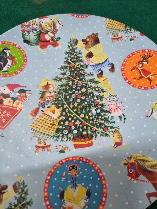 Decobord kerst rond kunststof , [a671], Ophalen of Verzenden, 'T Olde Gre-j, Info@toldegrej.nl, Endepoelstraat 20f Didam