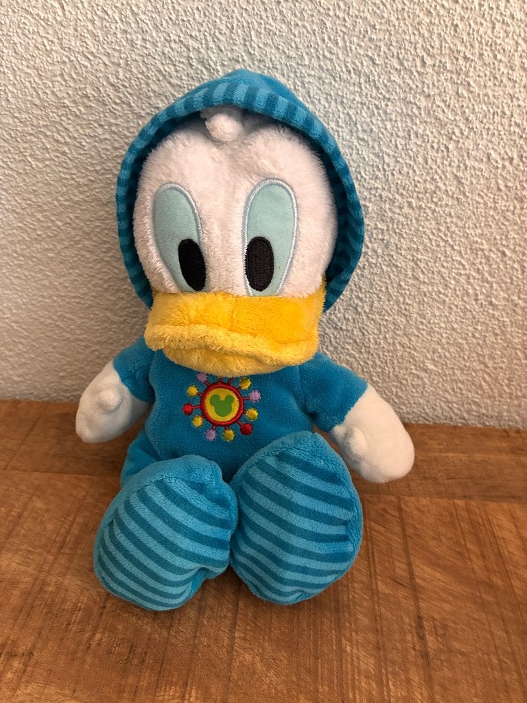 Disney knuffel Donald Duck baby. 30 cm ZGAN (zie ook FOTO's), Disney, Disney, Ophalen of Verzenden, Zo goed als nieuw