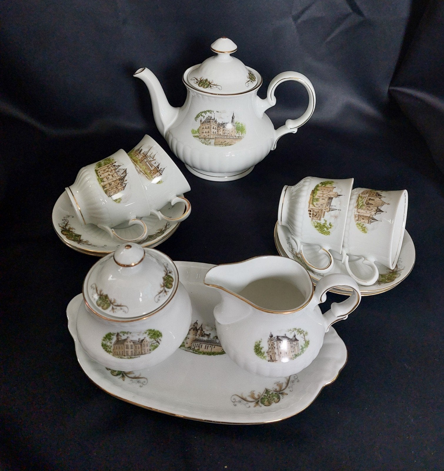 servies dutch castle, Ophalen of Verzenden