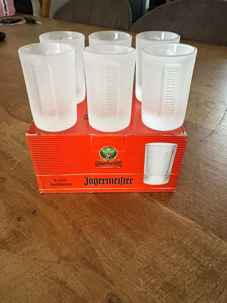 Jagermeister schot glazen, Ophalen of Verzenden, Nieuw, Overige typen