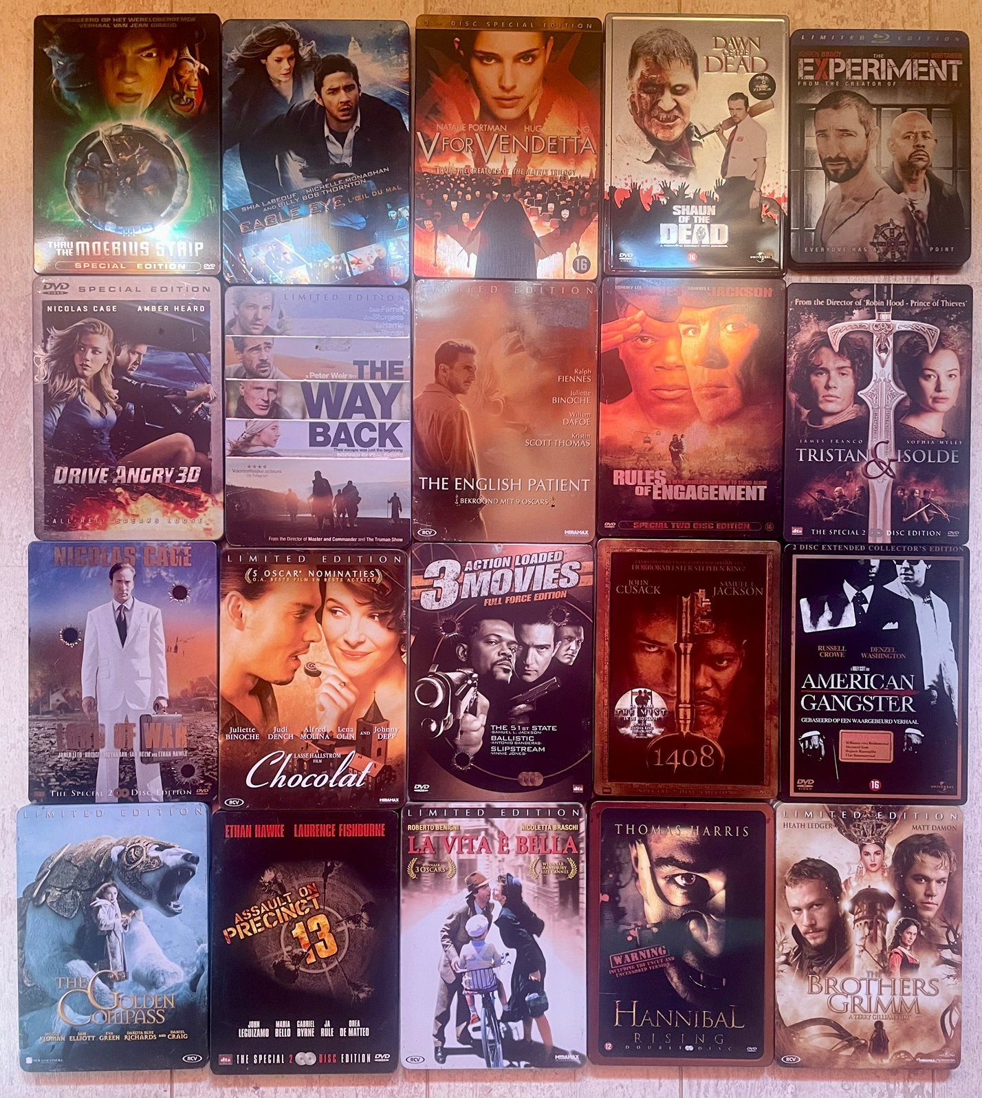 Partij Steelcase Limited Editions - DVD - 20 films!🔥, Ophalen of Verzenden, Zo goed als nieuw, Avontuur, Boxset