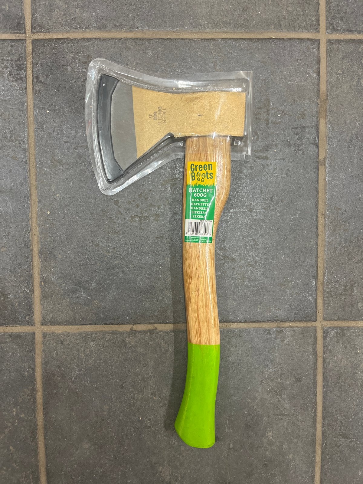 Nieuwe Green Boots Hakbijl 600g - Ideaal voor houtbewerking, Onbekend, Nieuw, Ophalen of Verzenden, Onbekend