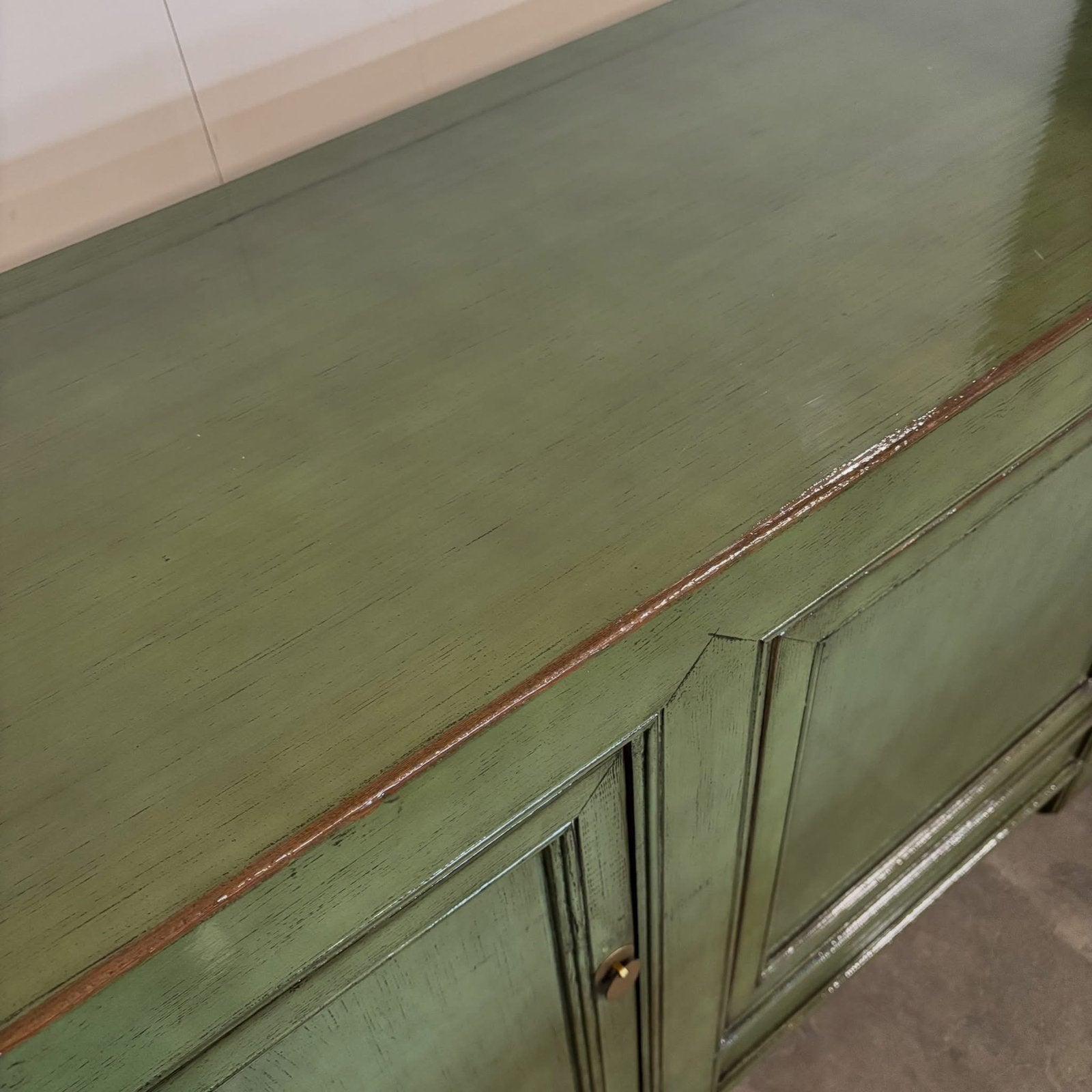 Dressoir 190cm kleur groen van Lifestylefurn, Ophalen, 150 tot 200 cm, Onbekend, Nieuw