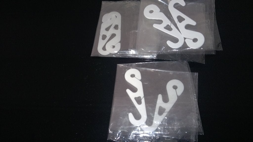 6 plastiek haakjes, Huis en Inrichting, Kunststof, Overige typen, Nieuw, Ophalen of Verzenden