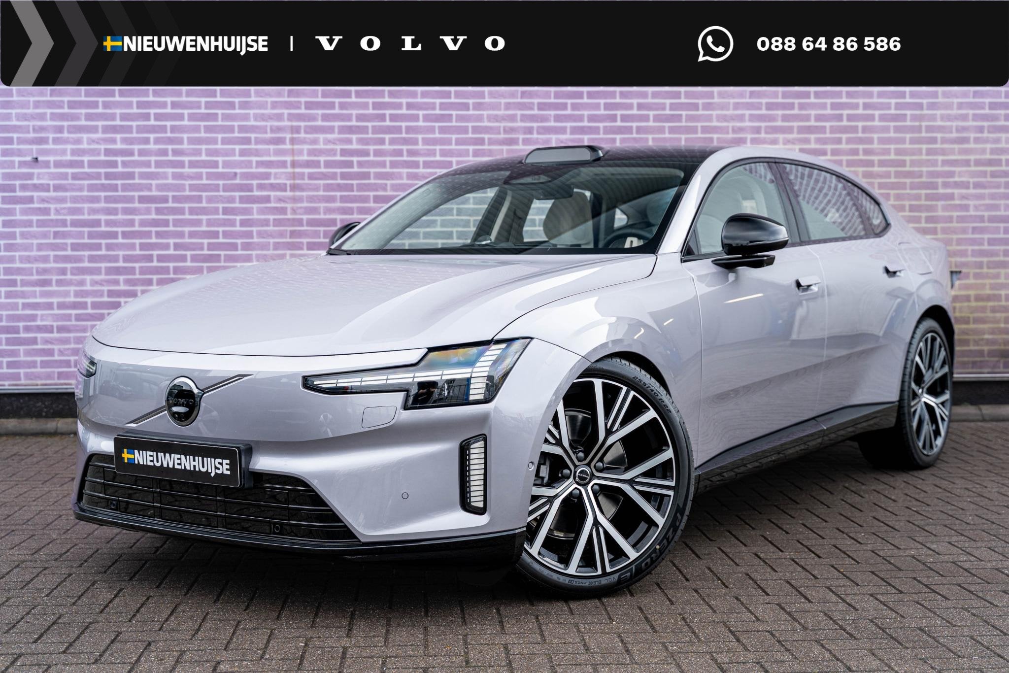 Volvo ES90 Single Motor Extended Range Ultra 92 kWh | Bowers, Auto's, Volvo, Achterwielaandrijving, 662 km, Origineel Nederlands