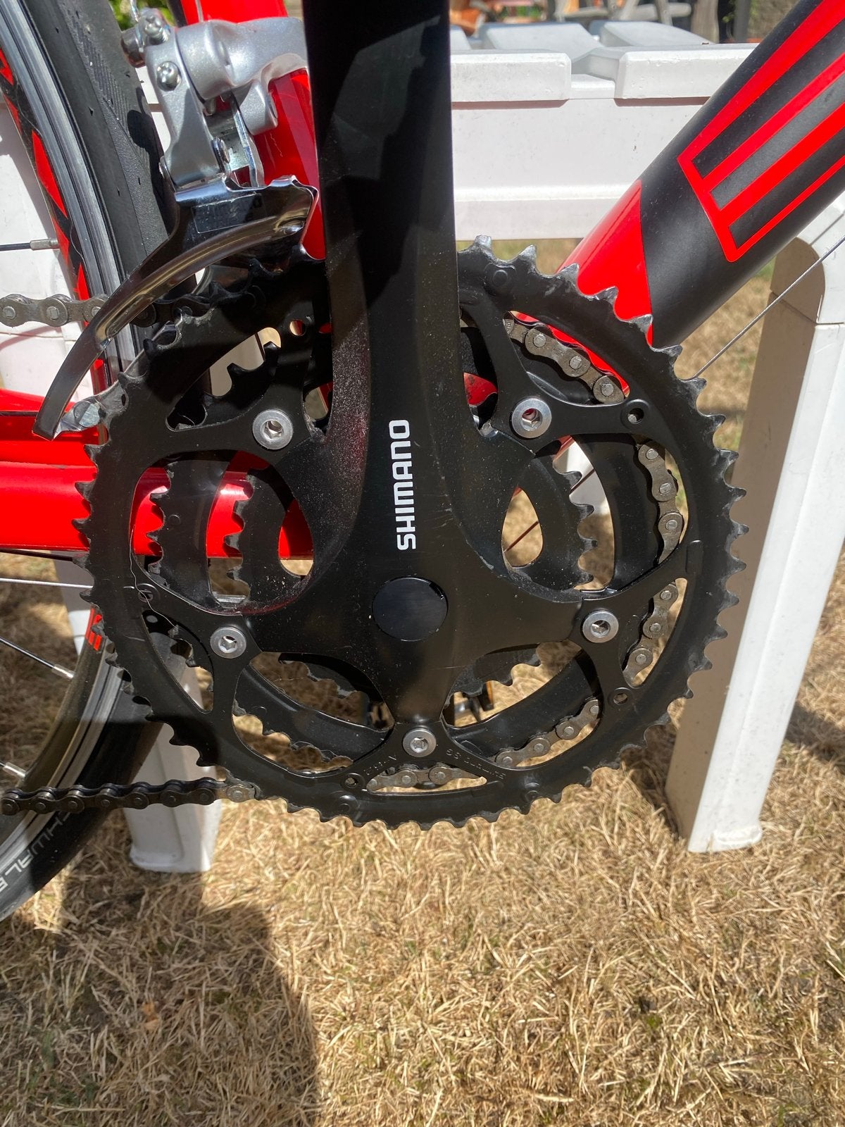 Bulls Vulture 1 racefiets - Rood - Maat 59, Fietsen en Brommers, 28 inch, Gebruikt, Aluminium, 15 tot 20 versnellingen