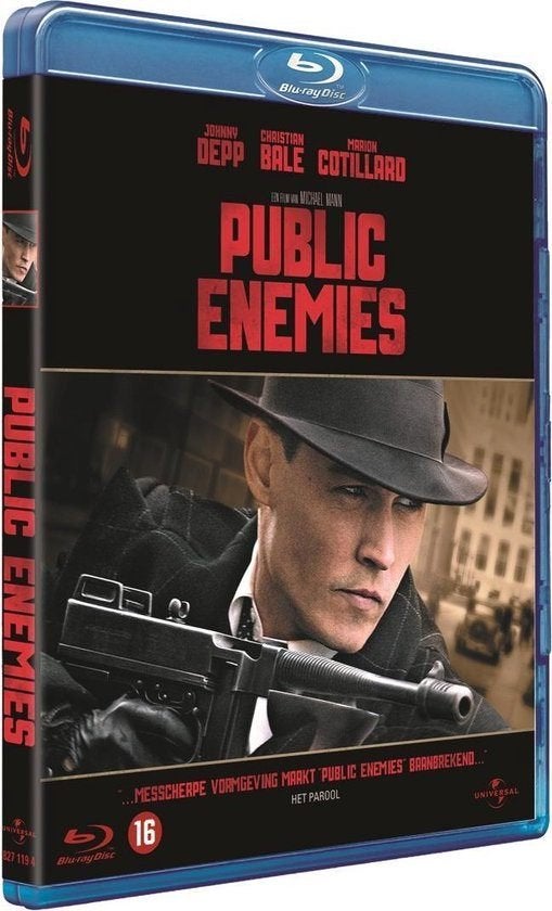 Public Enemies (Blu-ray), Ophalen of Verzenden, Zo goed als nieuw, Nederlands