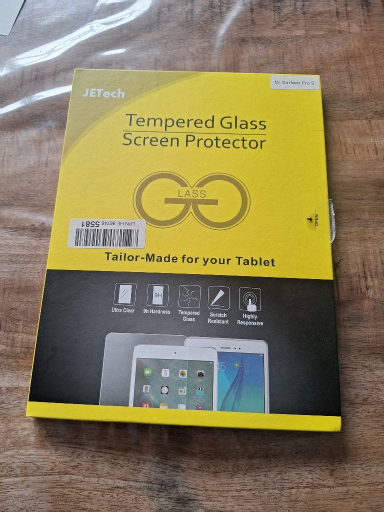 Tempered glass screen protector voor surface pro 9, Ophalen of Verzenden, Nieuw, Screenprotector
