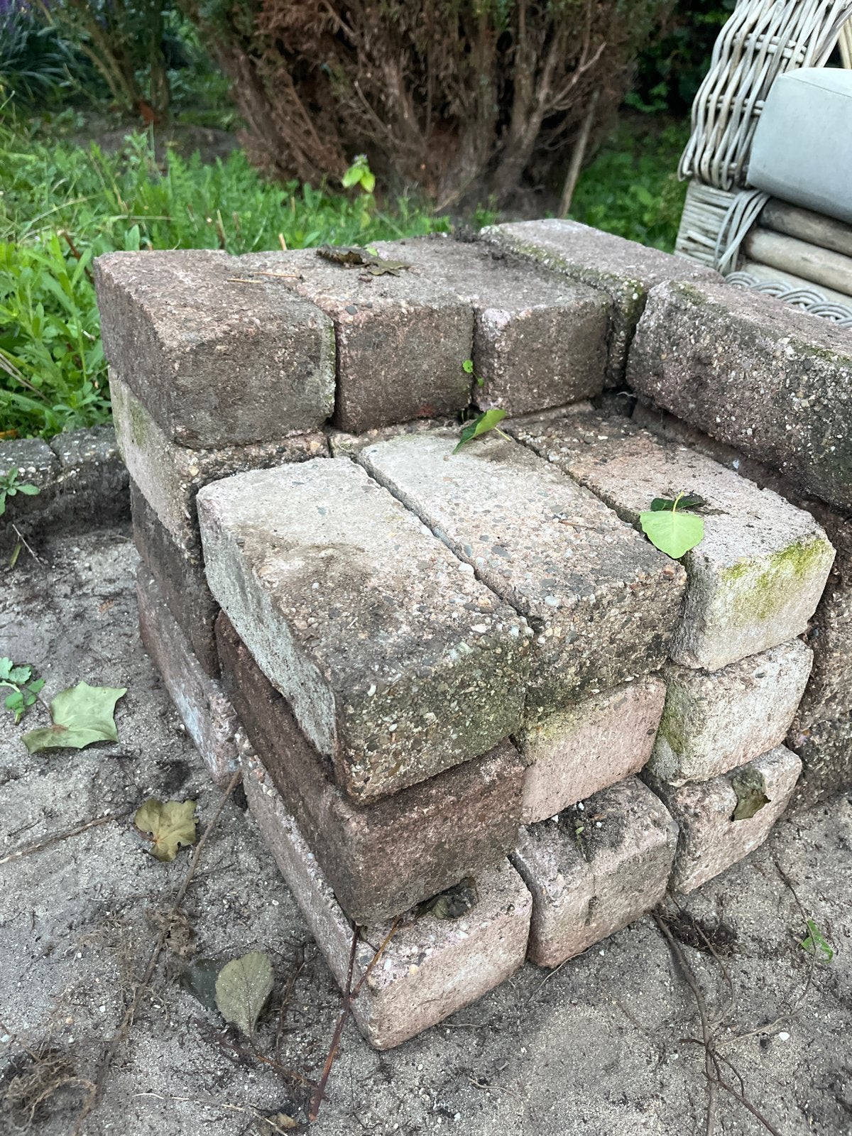 Gebruikte Straatklinkers - ca. 140 stuks, Ophalen, Gebruikt, Beton, Klinkers